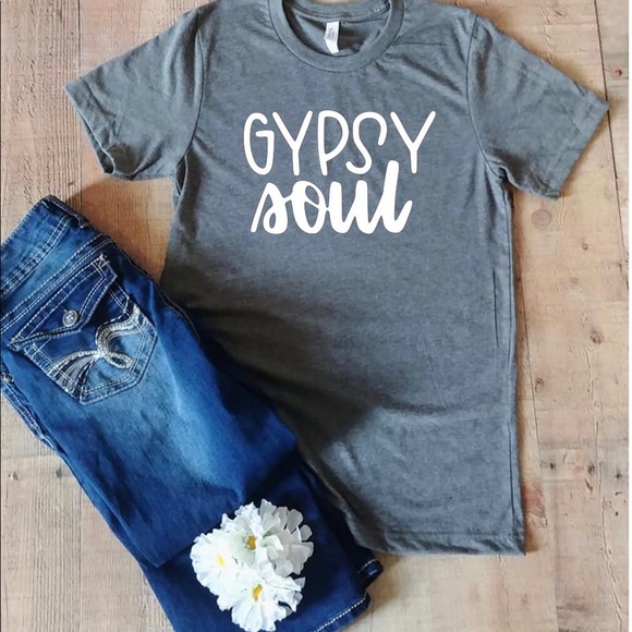 Bella Canvas Tops - Gypsy soul custom T-shirt unisex